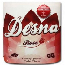 Desna Rose 3 Ply Toilet Rolls